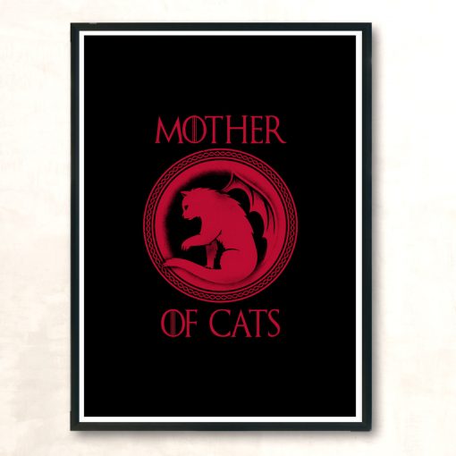Mother Of Cats Modern Poster Print