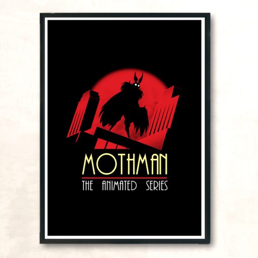 Mothman Animated Series Modern Poster Print