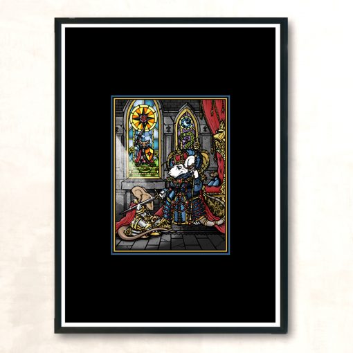 Mouse Knight Of Sungarden Modern Poster Print