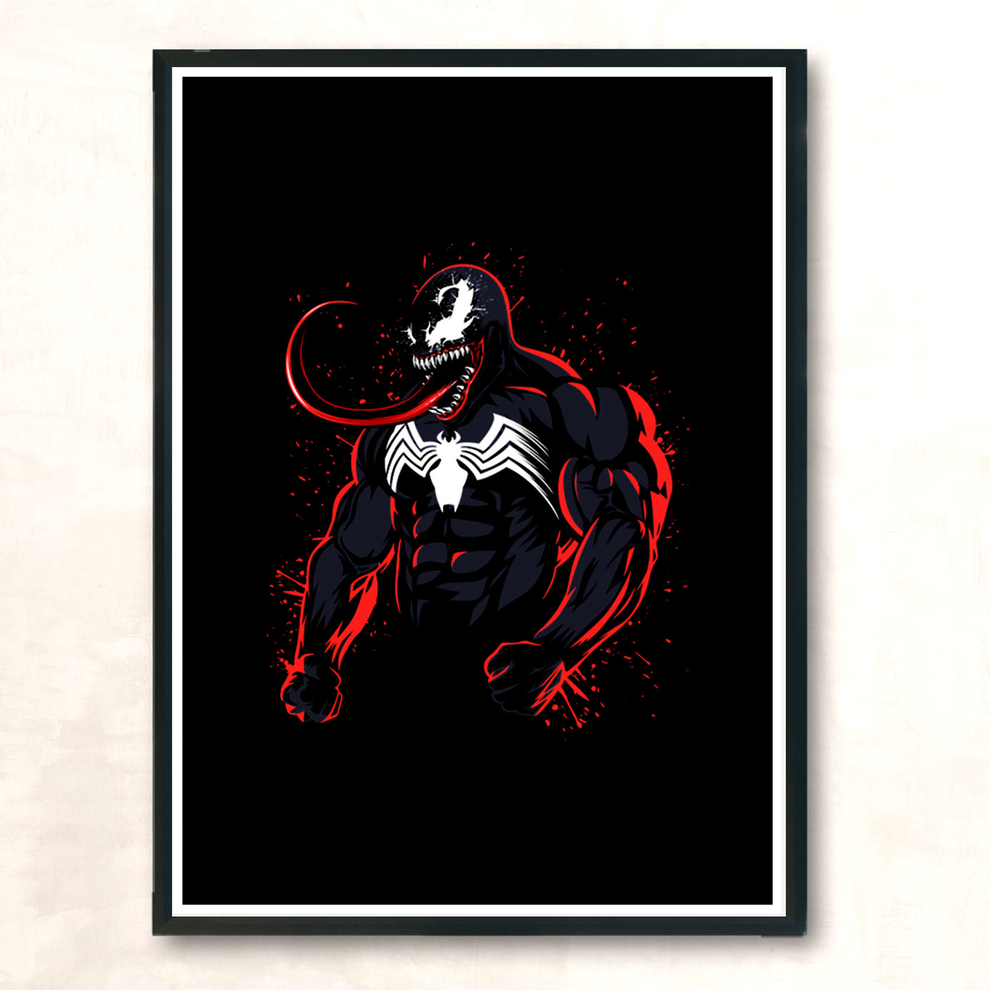 Muscle Spider Modern Poster Print