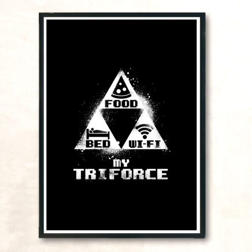 My Triforce Modern Poster Print