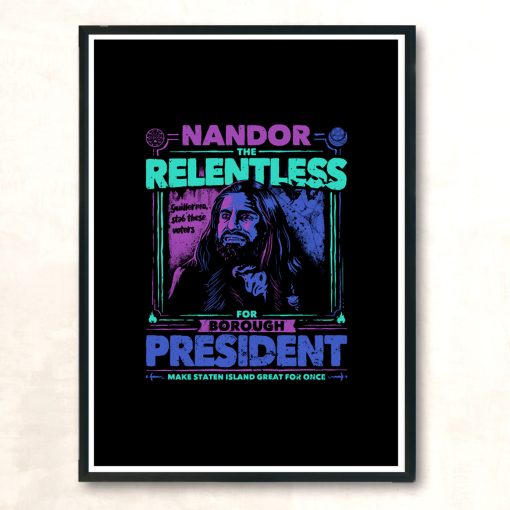 Nandor For Beep Modern Poster Print