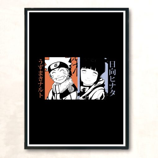 Naruto And Hinata Modern Poster Print