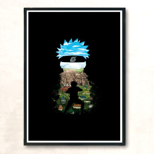 Naruto The Hidden Leaf Hero Modern Poster Print