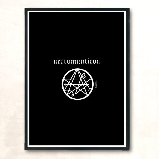 Necromanticon Modern Poster Print