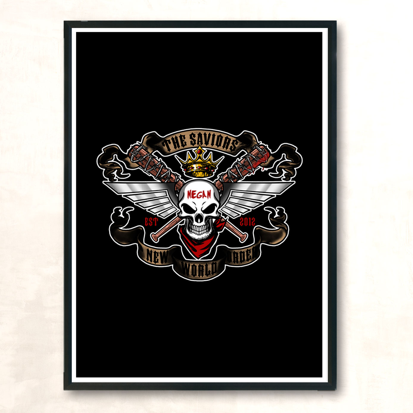 New World Order Modern Poster Print