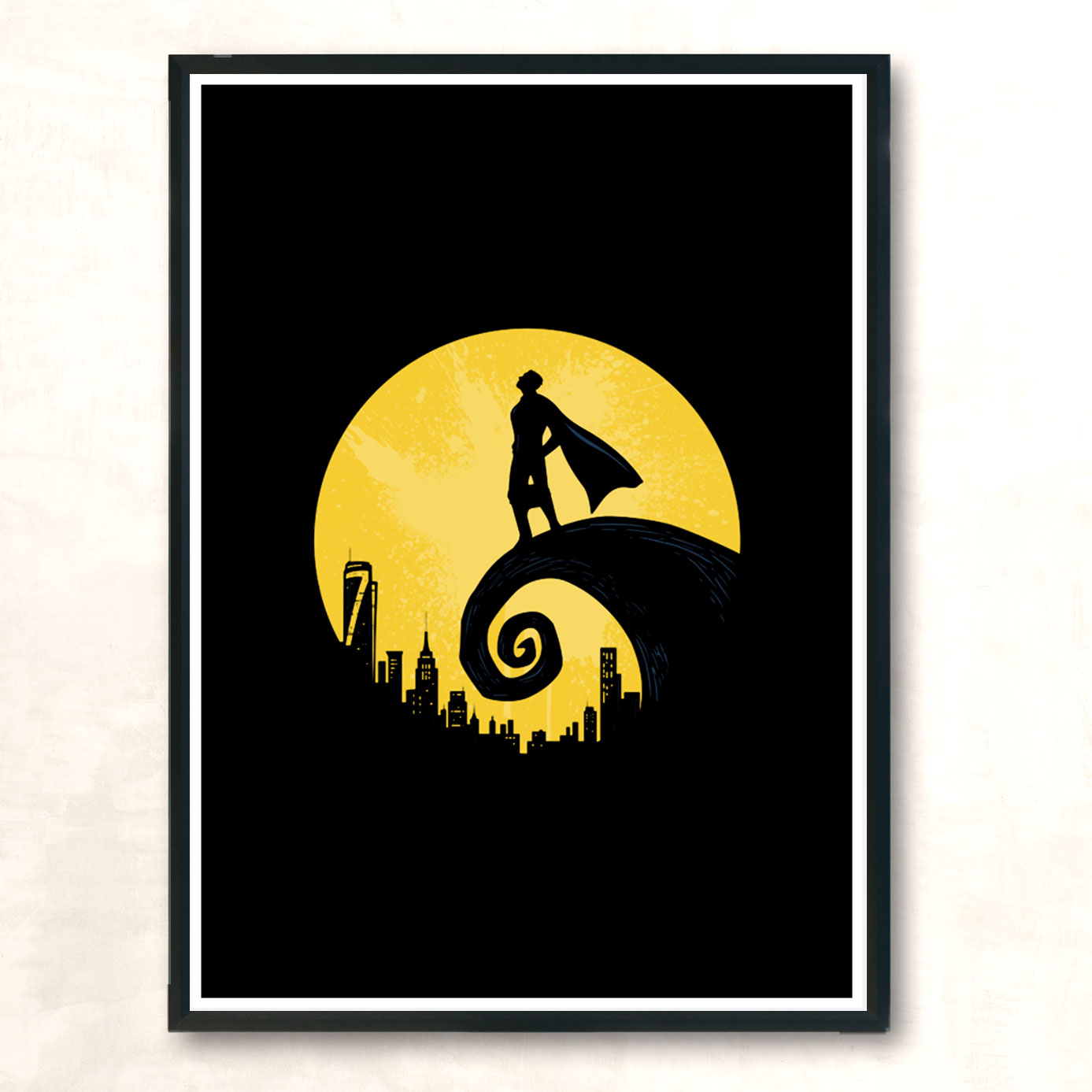 Nightmare Above Us Modern Poster Print