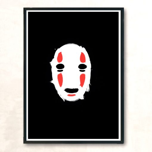 No Face Painted Modern Poster Print