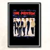 One Direction Spray Paint Blue Vintage Wall Poster