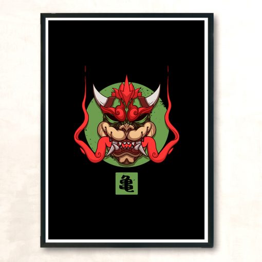 Oni Turtle Modern Poster Print