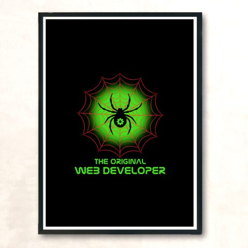 Original Web Developer Modern Poster Print