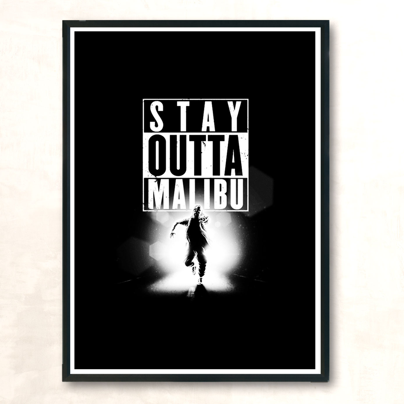 Outta Malibu Modern Poster Print