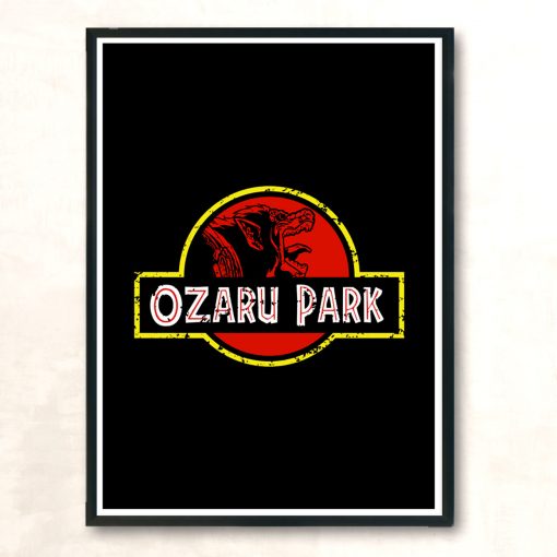 Ozaru Park Modern Poster Print