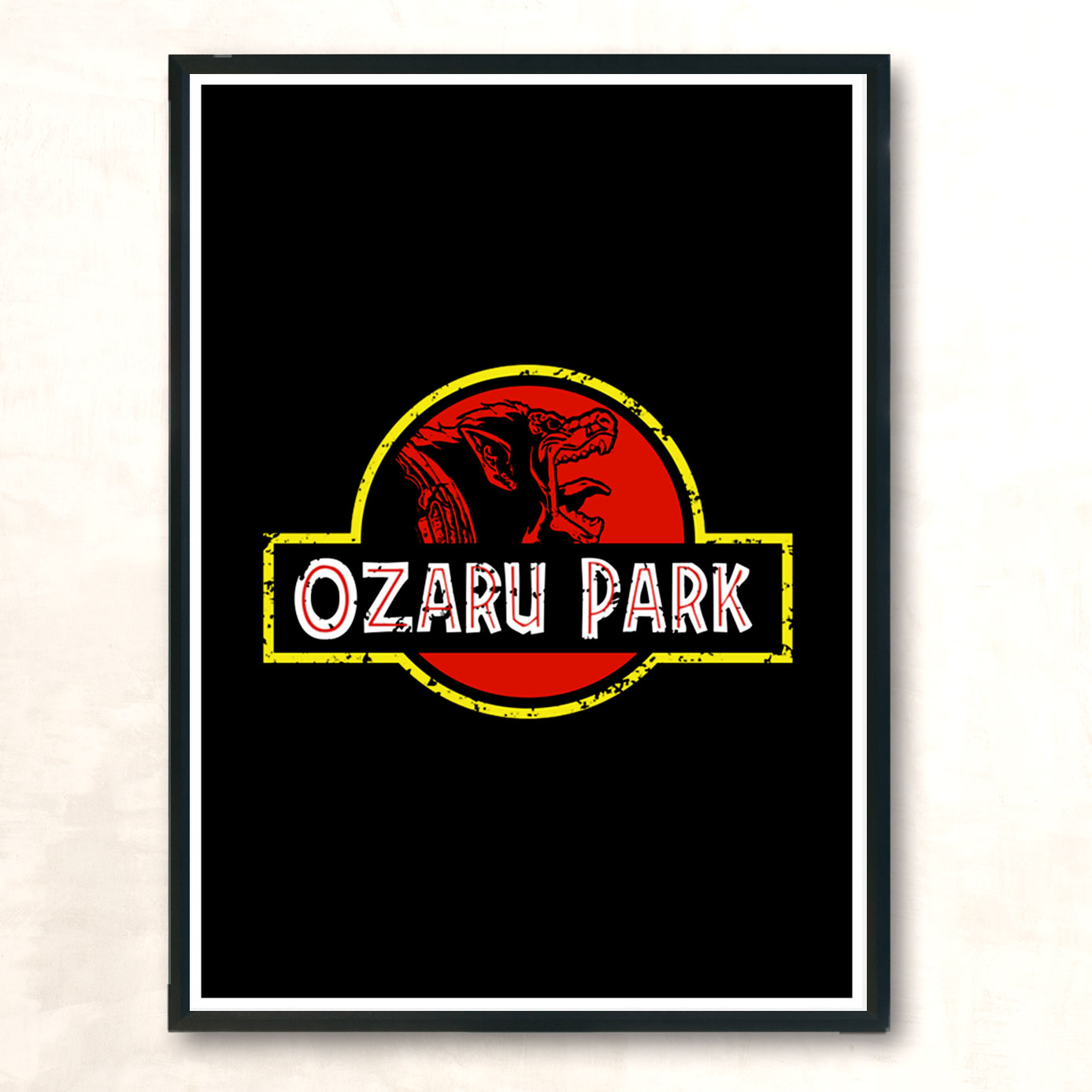 Ozaru Park Modern Poster Print