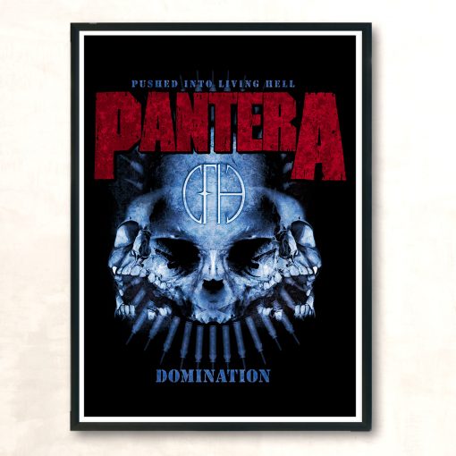 Pantera Domination Vintage Wall Poster