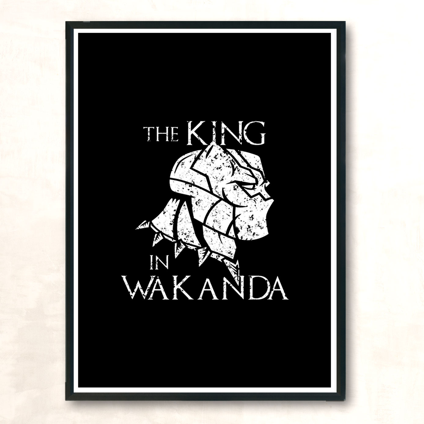 Panther Is Coming Modern Poster Print