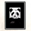 Papa Panda Mug Shot Modern Poster Print