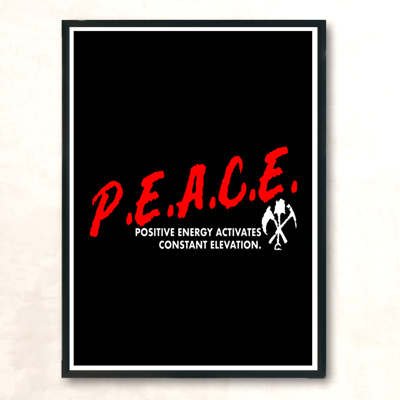 Peace Modern Poster Print