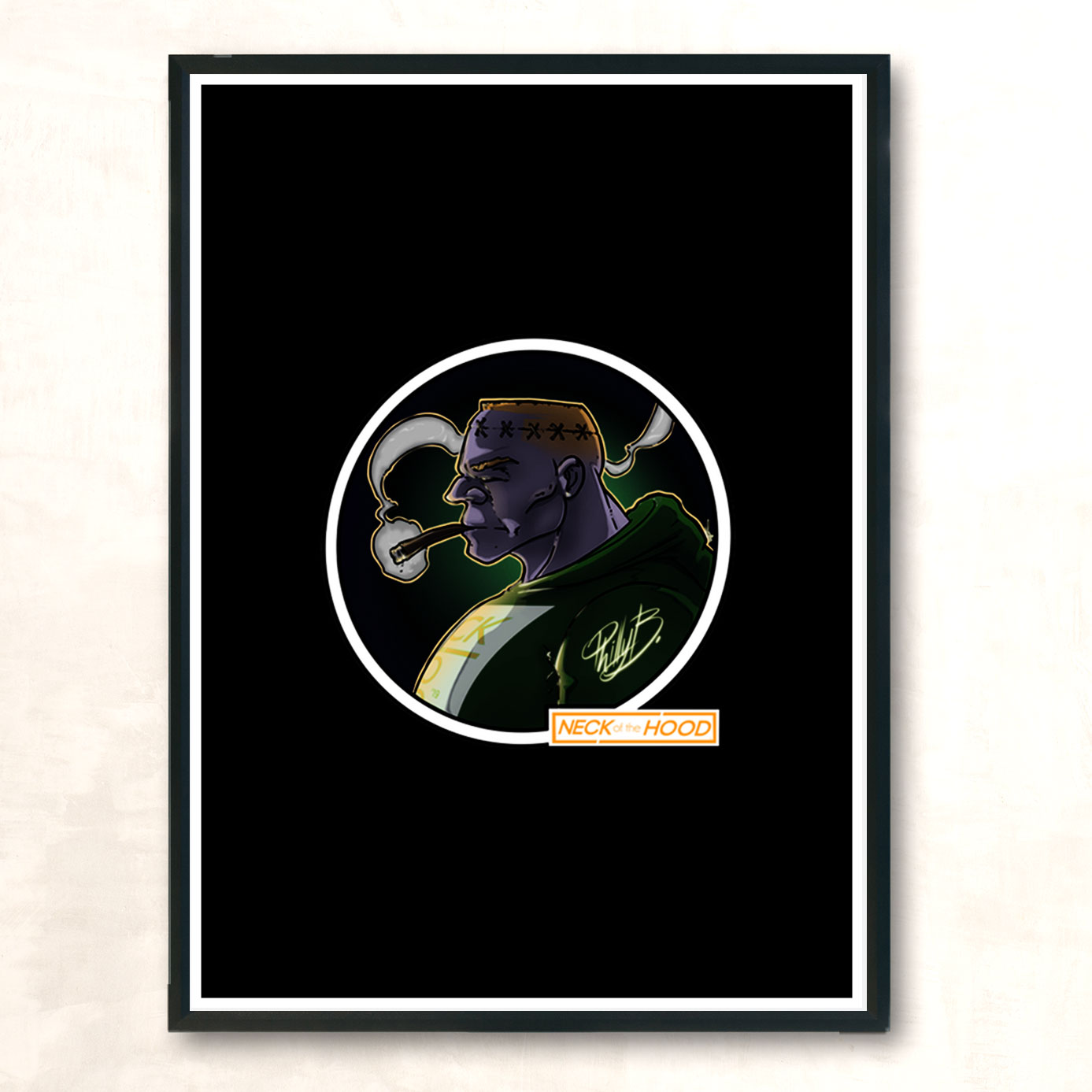 Philly B Modern Poster Print