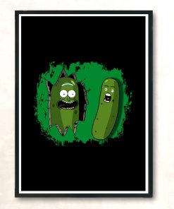 Pickle Rick Modern Poster Print