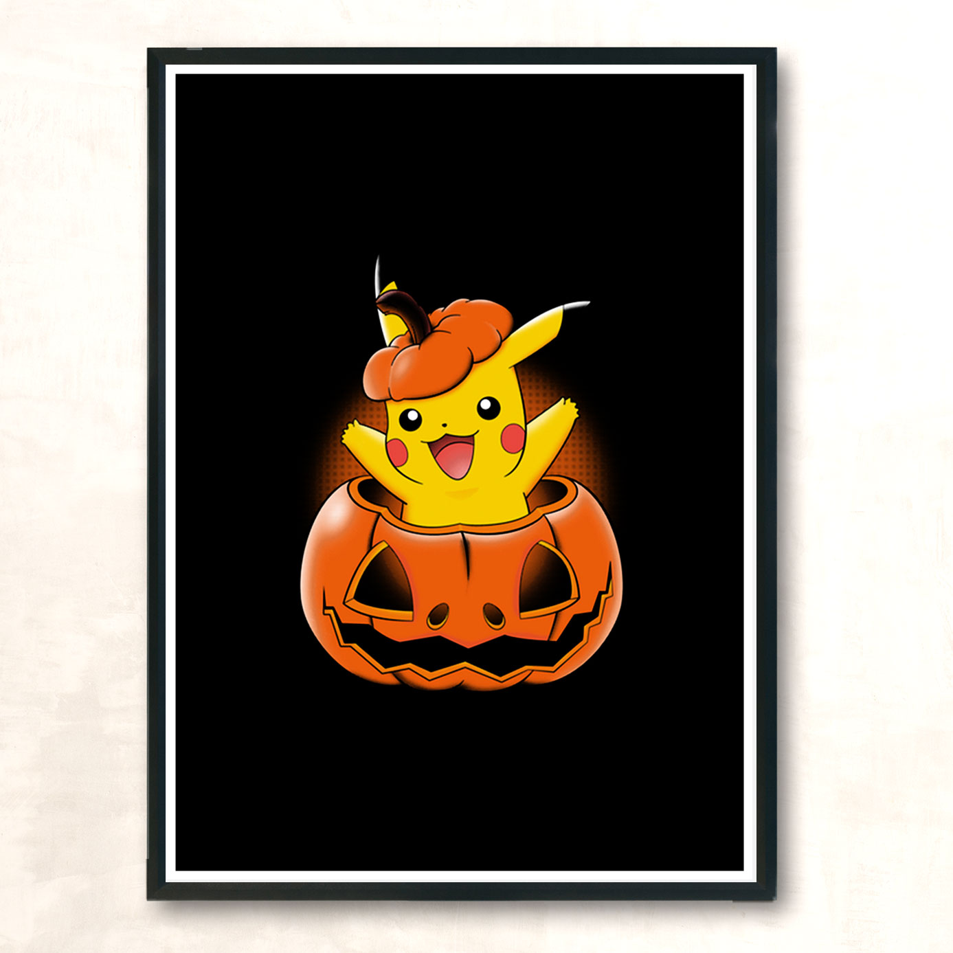 Pika Boo Modern Poster Print