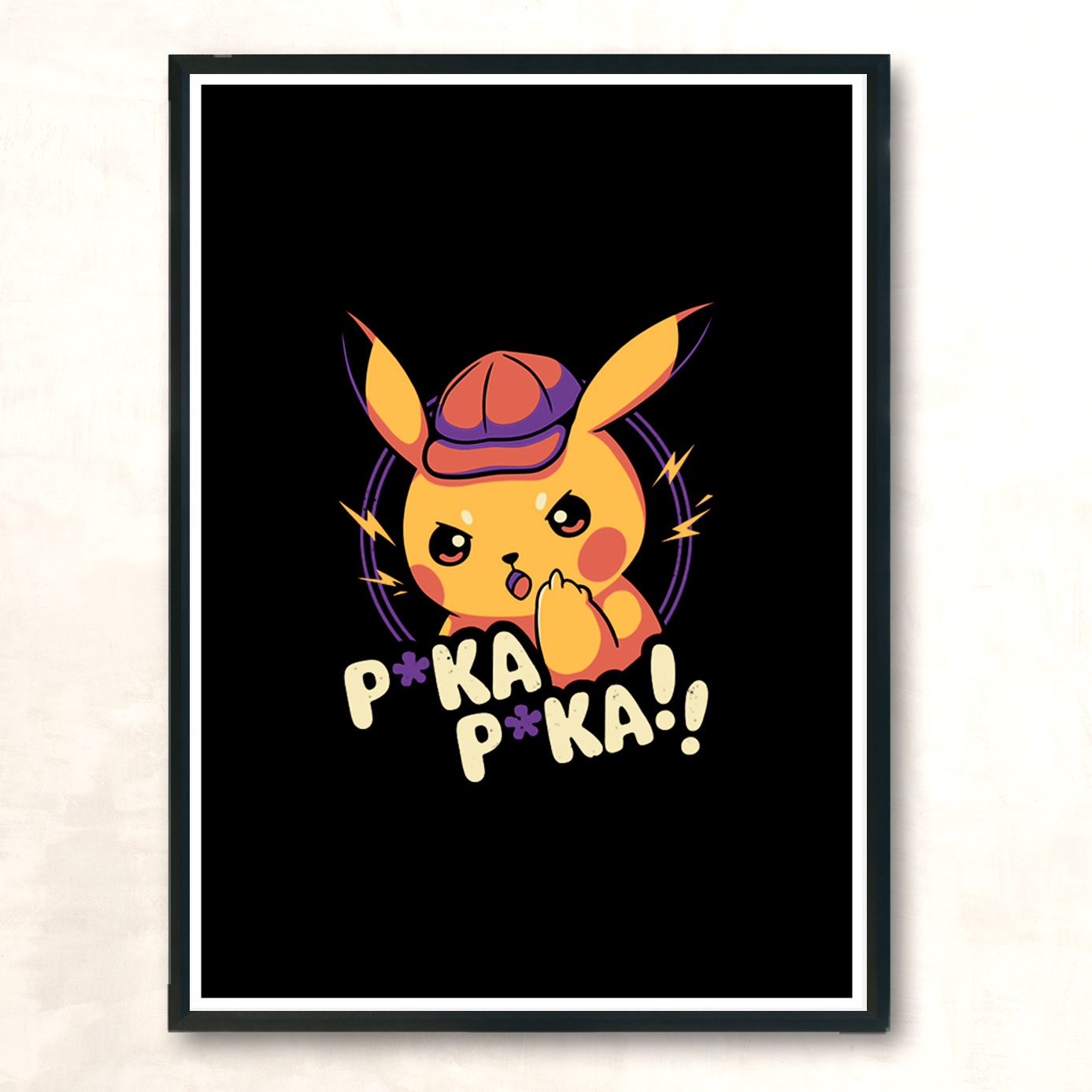 Pika Pika Modern Poster Print