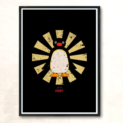 Pingu Noot Retro Japanese Modern Poster Print