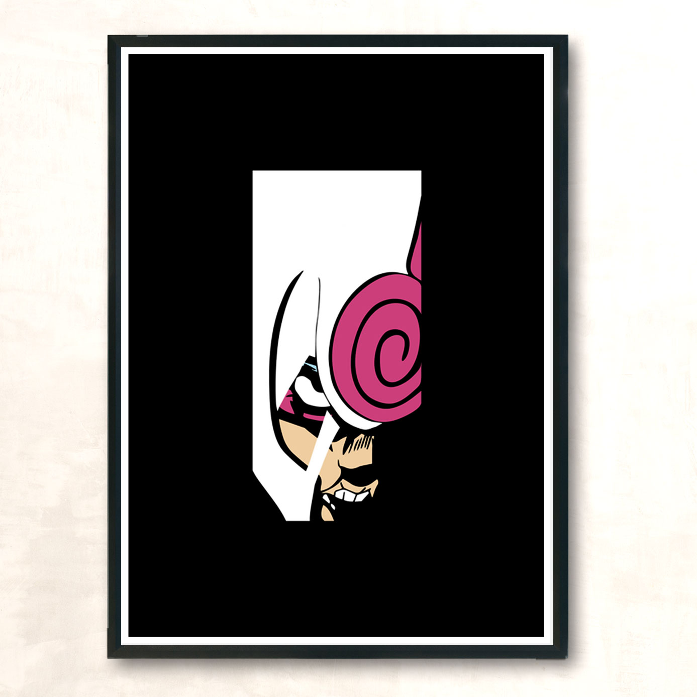 Pink Giaccio Modern Poster Print