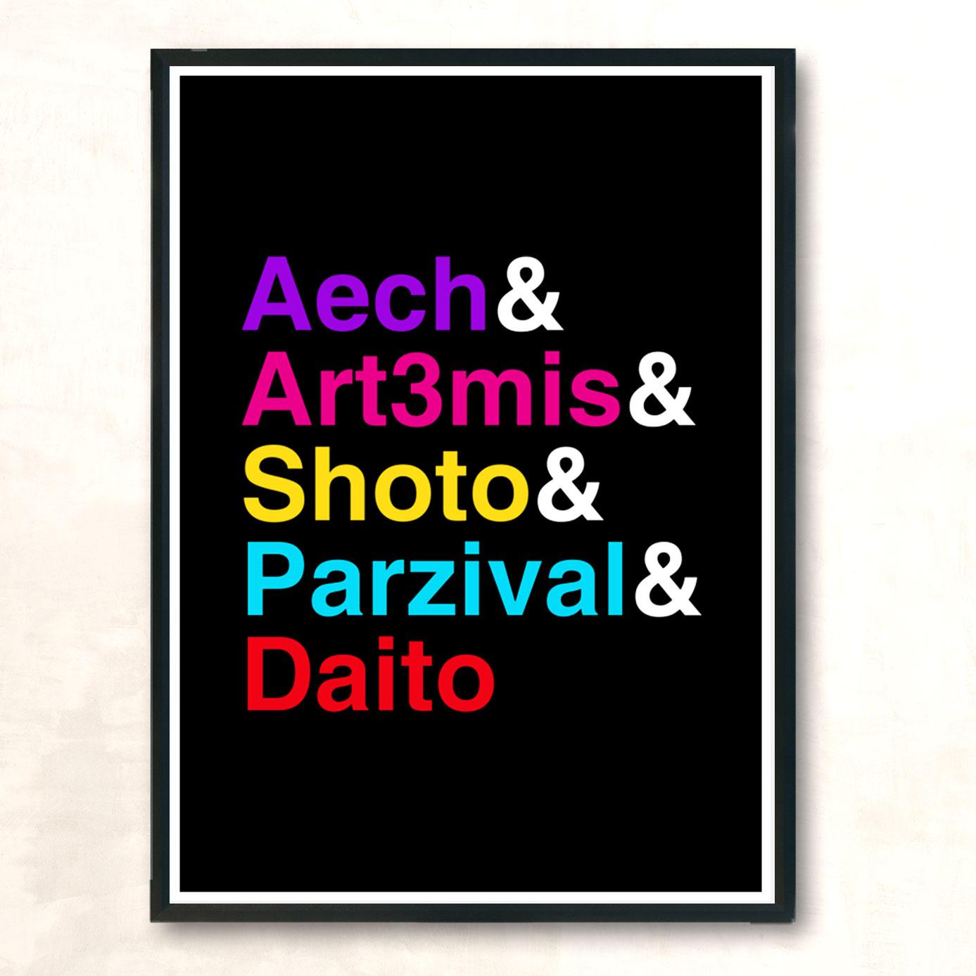 Players Ready Modern Poster Print