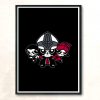 Powerpuff Papas Ghost Goth Modern Poster Print