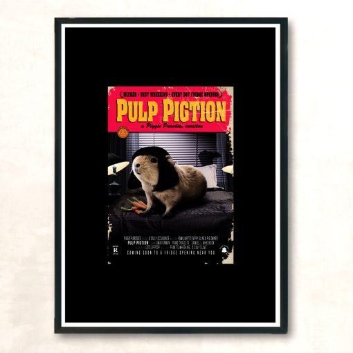 Pulp Pigtion Modern Poster Print