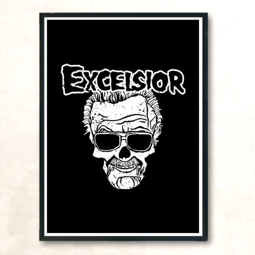 Punk Excelsior Modern Poster Print