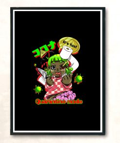 Quarantine Mode Modern Poster Print