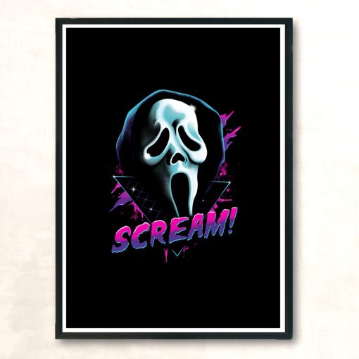 Rad Scream Modern Poster Print