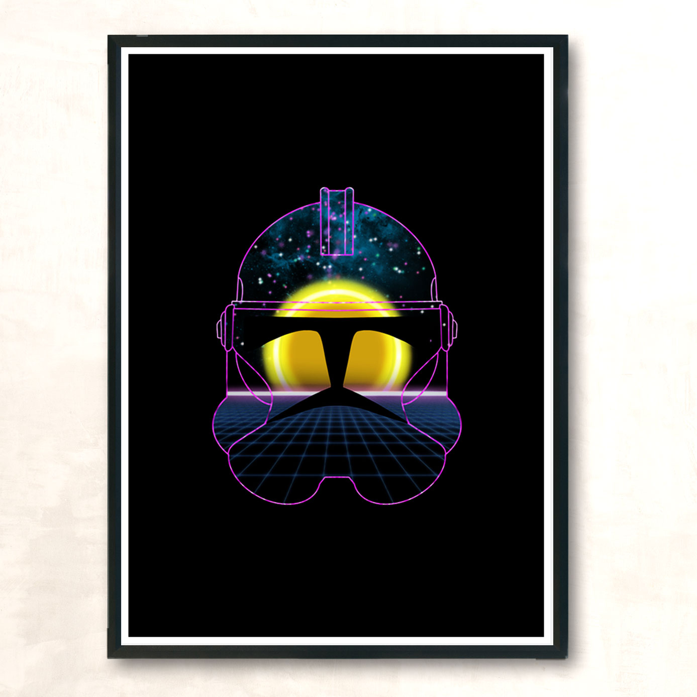 Rad Trooper Modern Poster Print