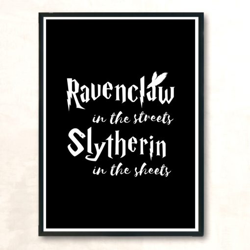 Ravenclaw In The Streets Modern Poster Print