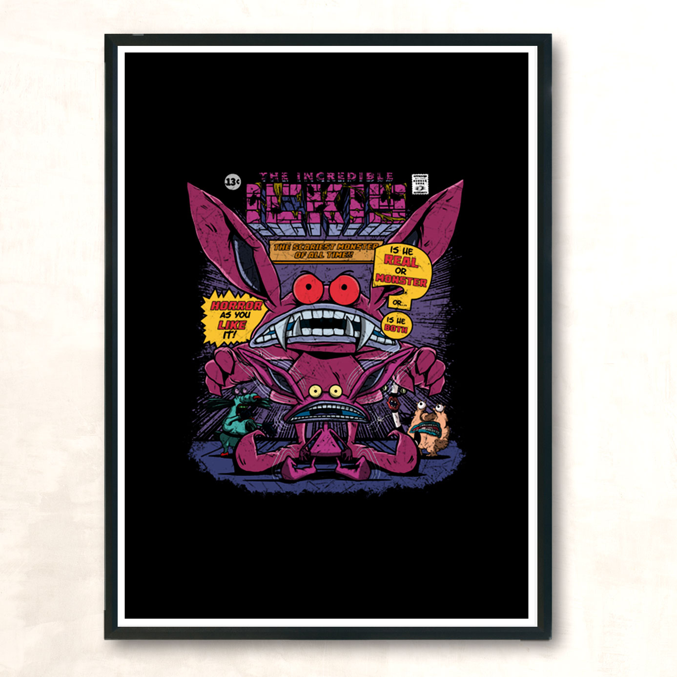 Real Monster Modern Poster Print