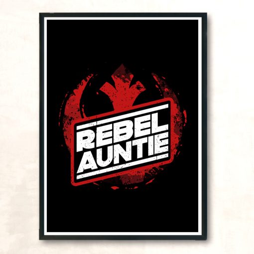 Rebel Auntie Modern Poster Print