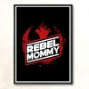 Rebel Mommy Modern Poster Print