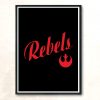 Rebels Modern Poster Print