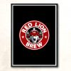 Red Lion Brew Modern Poster Print