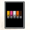 Reservoir Bricks Modern Poster Print