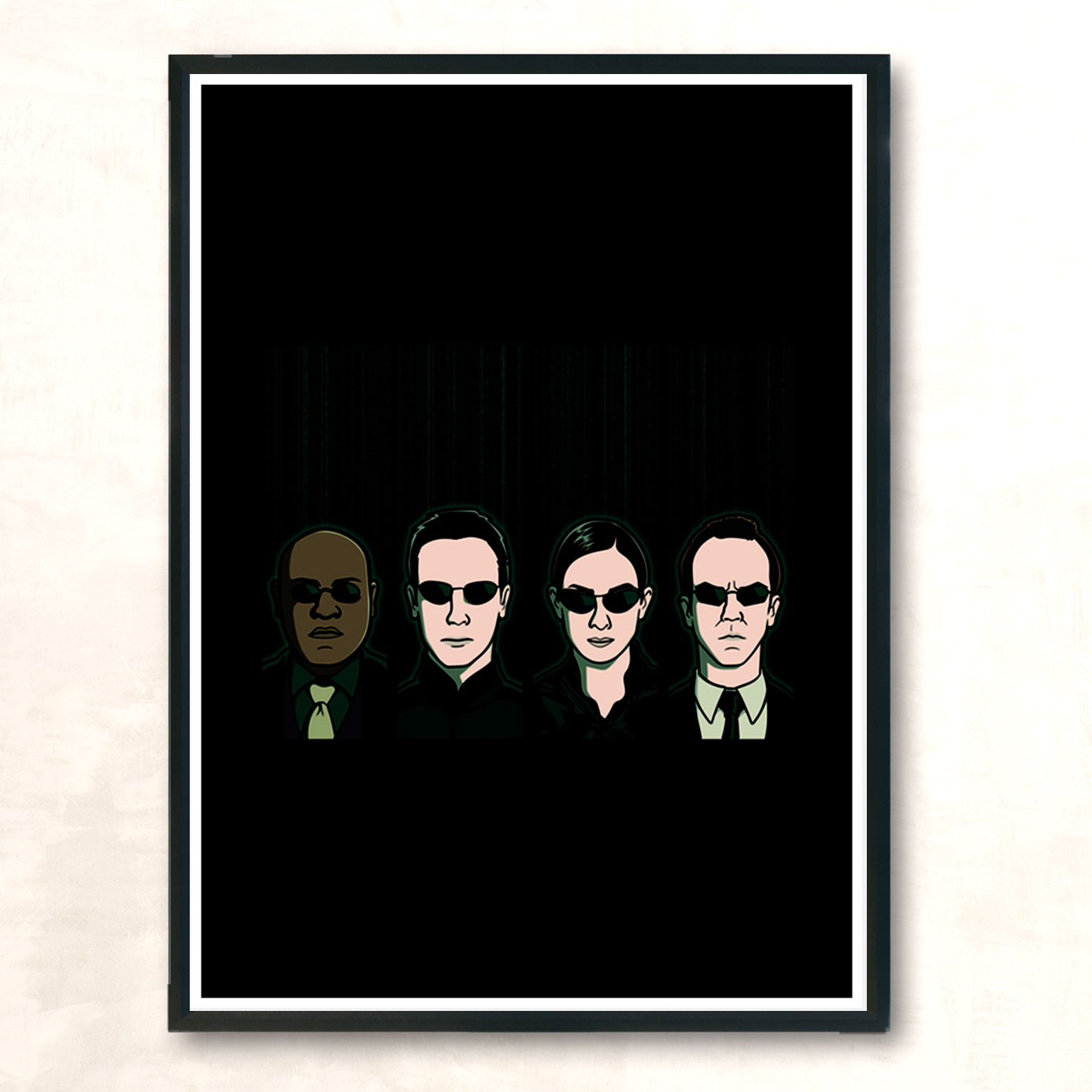 Reservoir Matrix Modern Poster Print
