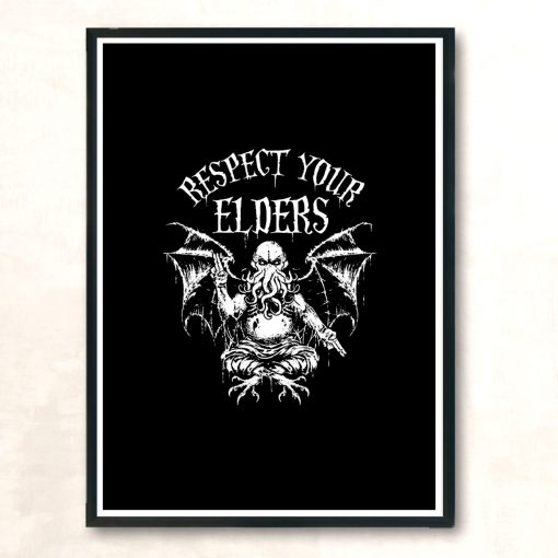 Respect Your Elders Modern Poster Print