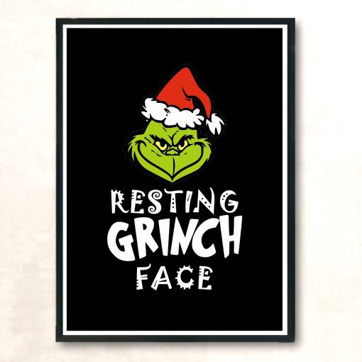Resting Grinch Face Huge Wall Poster
