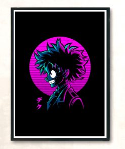 Retro Hero Modern Poster Print