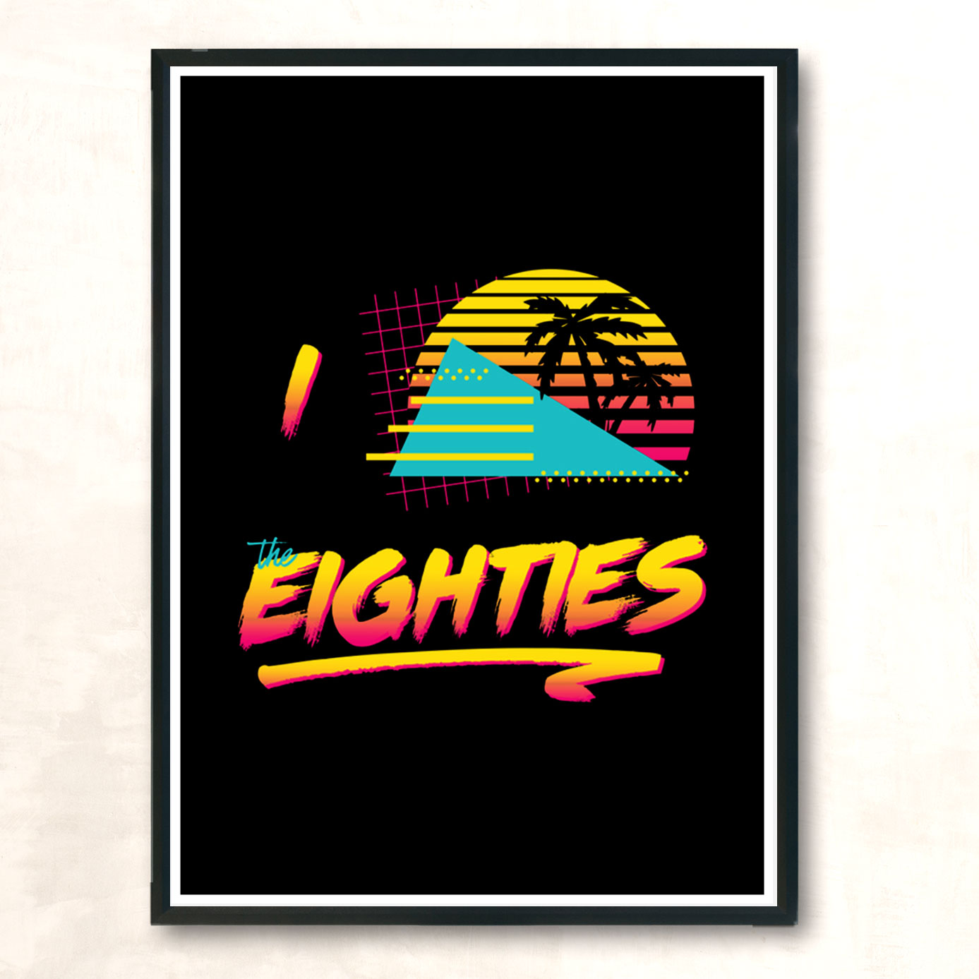 Retro Lovin Modern Poster Print