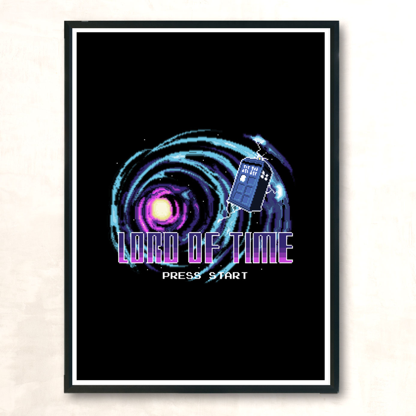 Retro Who Modern Poster Print