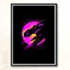 Rising T Rex Modern Poster Print