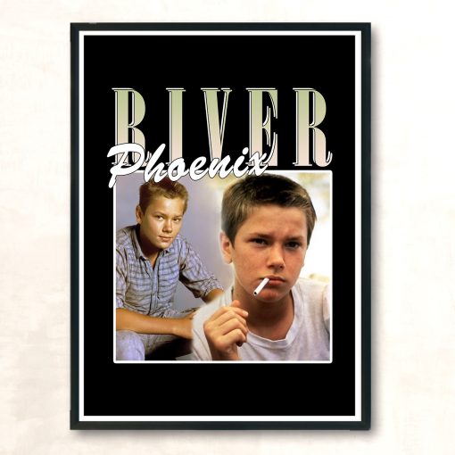 River Phoenix Rapper Vintage Wall Poster